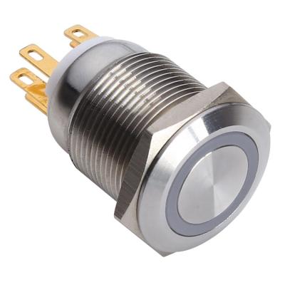 China Professional Waterproof Circuit Control Manufacturers Supply LAS1GQ-11E/S Stainless Steel Push Button for sale