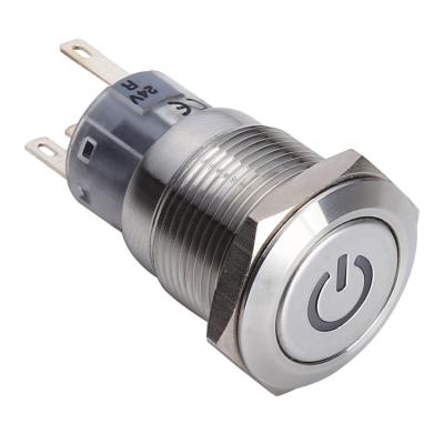 China ONPOW 19mm Non Latching Push Button Switch (LAS1-AGQ-DT/S) CE, RoHS LAS1-AGQ-ET/S for sale