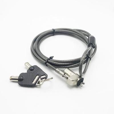 China Laptop brass zinc alloy steel PC cable lanyard tool lock hotsale ANLI safe lock with keys for sale