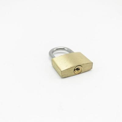 China ANLI factory wholesale brass polishing fine big small thin type cheap safty best price hardened brass padlock for sale