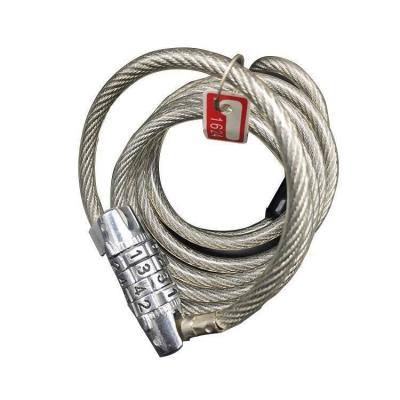 China New Type Zinc Alloy Bike Lock ANLI Gray Cable for sale