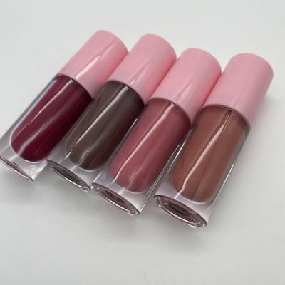 China Sunscreen Mini Pink Tube Velvet Lipstick Makeup Waterproof Nude Shimmer Colors Lip Gloss Private Label Custom Your Logo Lips Lipgoss Makeup for sale