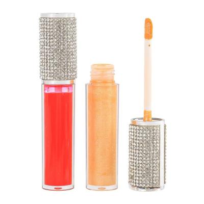 China High Pigmented Sunscreen Lip Gloss Liquid Private Label No Logo Makeup Magic Wands Cosmetic Tube Clear Lip Gloss Non-Stick Cup Matte Lipstick for sale