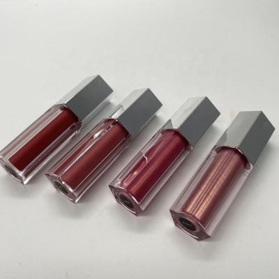 China Hot Sale Vegan Color OEM Lip Matte Lipstick Makeup Private Label High Pigmented Nude Lip Gloss Liquid Non-Stick Cup Sunscreen Nude Makeup for sale