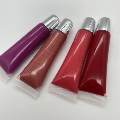 China Private Label Waterproof Vegan Non-Stick Matte Liquid Lipstick High Pigmented Makeup Lip Gloss Tube Squeeze Lip Gloss for sale