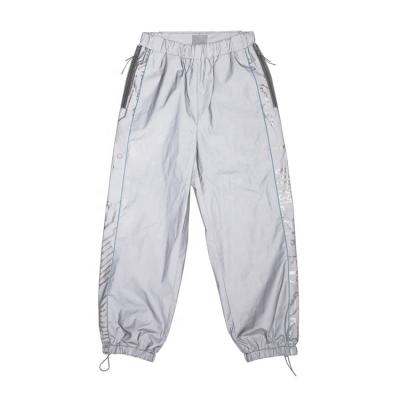 China Fashion Anti-static High Quality Men's Hip Hop Elastic Waist Jogger Reflective Pants for sale