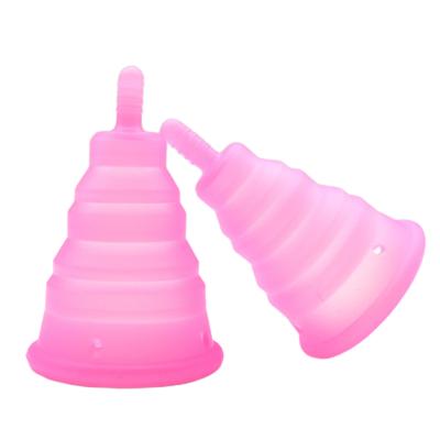 China Reusable Free Sample Menstrual Cup, Medical Grade Soft Silicone Lady Period Hygiene Reusable Menstrual Cups for sale