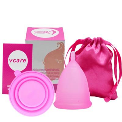 China Good quality reusable clean menstrual cup, wholesale feminine hygiene period cup for sale