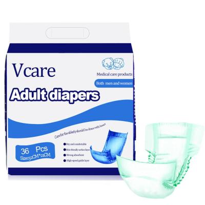 China Manufacturers Printed Superior Adult Diapers , Ultra Thick Adult Baby Diaper With Cute Print for sale