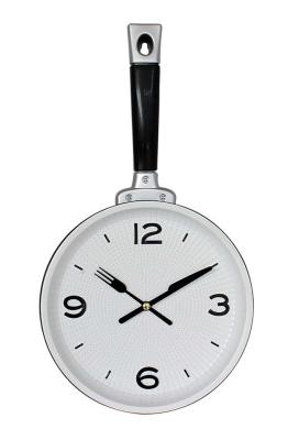 China Creative pot shape kitchen household use feature creative wall clock. 37X20X4CM for sale