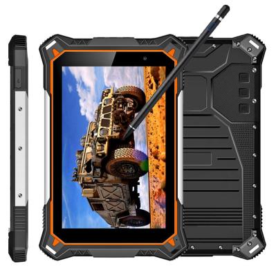 China IP68 Cheapest Big 4G Waterproof Net Battery 8 Inch NFC Tablets MIL-STD-810G Android Android Rugged Tablet PC 4G for sale