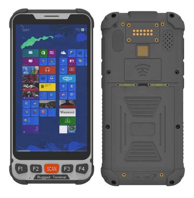 China HiDON 5.5 Inch Waterproof 4G+64G Windows 10 PDA With DC USB2.0 / USB 3.0 Host Port Handhelds Rugged Terminals for sale