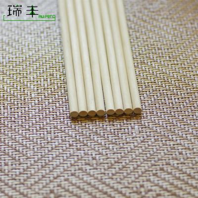 China Sustainable 160mm Grade A Birch Wood Round Disposable Popsicle Stick for sale