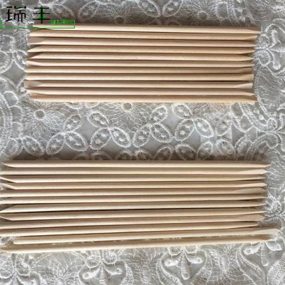 China Customized High Quality China Factory Hot Sale Wooden Nail Art Birch Wood Manicure Sticks for sale