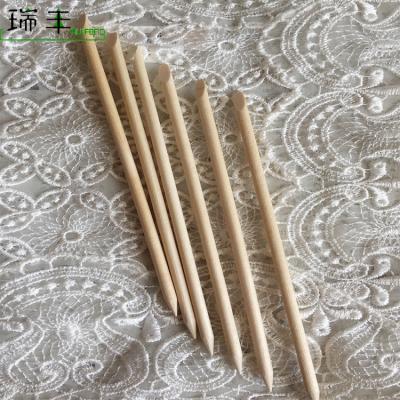 China Nail Art Birch Wood Nail Art Stick Manicure Hot Selling Orange Wooden Sticks For Sale for sale