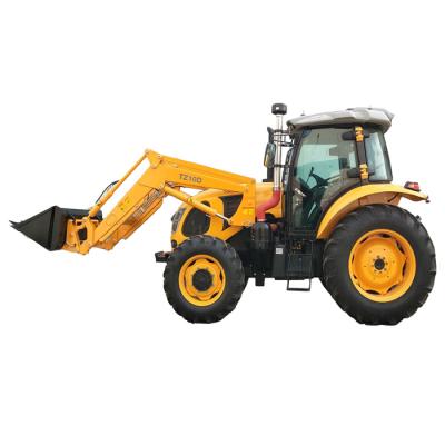 China Ariculture Farm Working Agriculture Machinery 120HP Wheeled Tractor With Front End Loader for sale