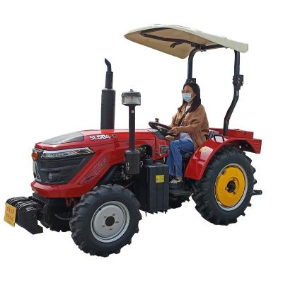 China Four Wheel Tractor 4 Cylinder Engine 36.8kw New Chinese Tractor Agricola for sale