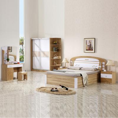 China 1.5 Meter Bedroom Furniture Storage Foshan Home Furniture Set Modern Queen Size Bedroom With Storage Lighting Headboard for sale