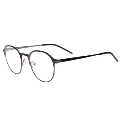 China New Round Eye-shape Stainless Steel Glasses Frames Optical Frames, Unisex Round Glasses for sale