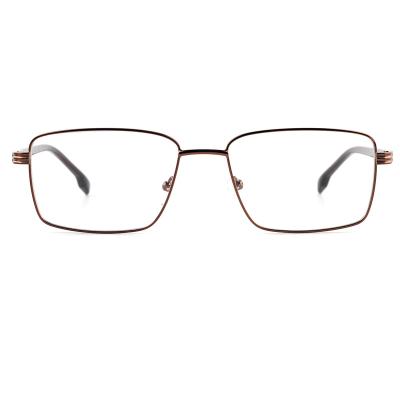 China Optical Frames 2022 High Quality Full-rim Eyeglasses Customize Glass Metal Optical Frames for sale