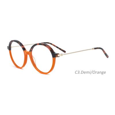 China Optical Frames 2022 Popular Multi Color Fashion Acetate Handmade Glasses Optical Frames for sale