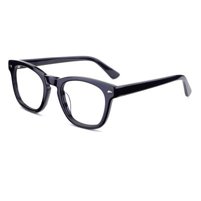 China Unisex Optical Frames Acetate Frames, Rectangle Shape Plastic Frames, Fashion Color Transparent Acetate Frames for sale