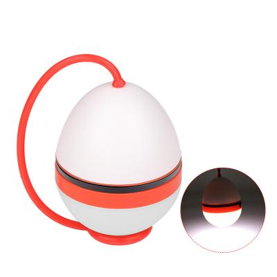 China Garden Hung Dry Battery Operated Camping Light Egg Shape DIY Camping Light Led Tent Lamp With Silicon Strap for sale