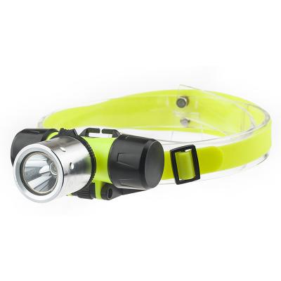 China Professional T6 Scuba Diving Waterproof Equipment 18650 Rechargeable Headlight or 3AAA Scuba Headlamp Battery Cable for sale