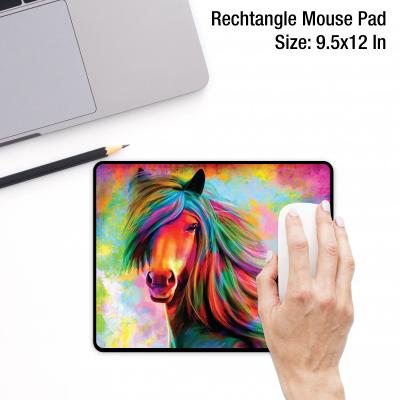 China Nontoxic ; that respects the environment; Custom Large Size Durable Colorfull 9.5*12inch Rectangula Mouse Pad Mat For Heat Transfer Sublimation Soft Printing for sale