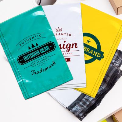 China Adhesive/tear proof colored /water proof strong custom printed mailing bag mailing envelope poly bags mailers with logo for sale