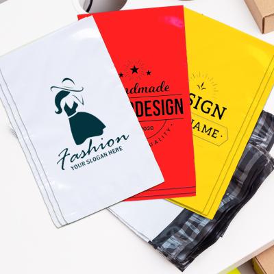 China Strong shipping adhesive/tear proof /water proof poly customized logo colored mailer bags for clothing packing for sale