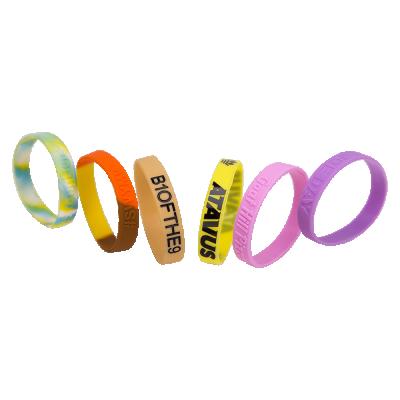 China Silicone Wristband Charity Give Away Logo Printed Silicon Wristband Guangzhou for sale