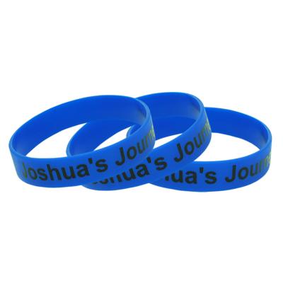 China DIY Silicone Wristbands Personalized Text Printed On Wristbands Silicone Rubber Wristbands For Motivational Events Gifts for sale