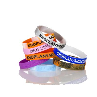 China Silicone Weistband BPA Free Bespoke Silicone Wrist Band for sale