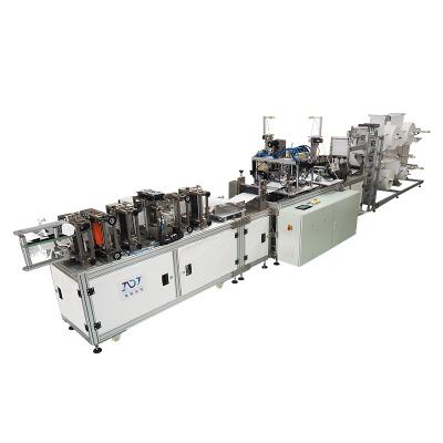 China Elastic ear band mask machine automatic earloop welding machine with build-in nose bridge mask machine à venda