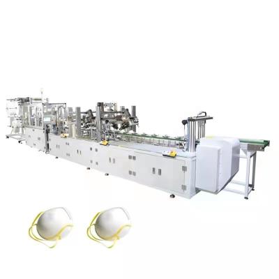 China Semi-Automatic N95 FFP2 FFP3 Automatic Cup Face Mask Making Machine With Long Service Life à venda