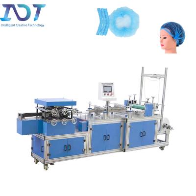 China High Quality Disposable Plastic And Nonwoven Head Cover Machine With Free Spare Parts en venta