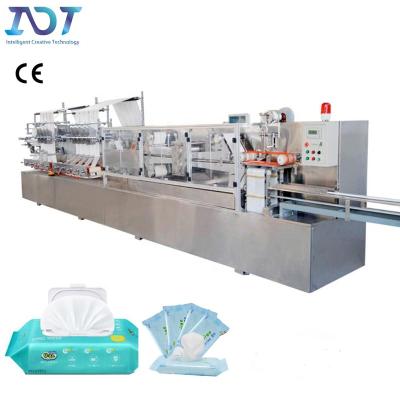 中国 Chinese Manufacture Full Automatic Wet Wipe Making Machine 10-30 Pcs/Pack High Speed 販売のため