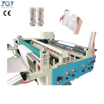 China Automatic Lazy Dishcloth Kitchen Disposable Non woven Towel Tissue Paper Rewinding Machine à venda