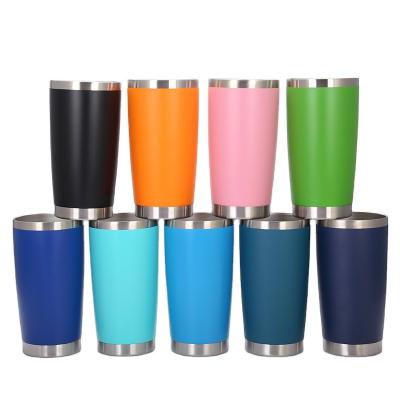 China New Technology PORTABLE Stanley Style Car Water Bottles Double Wall Stainless Steel Beer Mug Coffee Car Thermal Mugs for sale