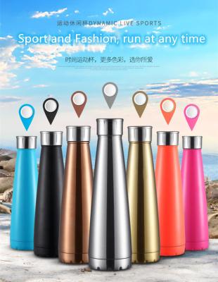 China PORTABLE Appearance High Standard Easy To Carry Cola Bottle Double Insulated Stainless Steel Outdoor Camping Water Bottle for sale