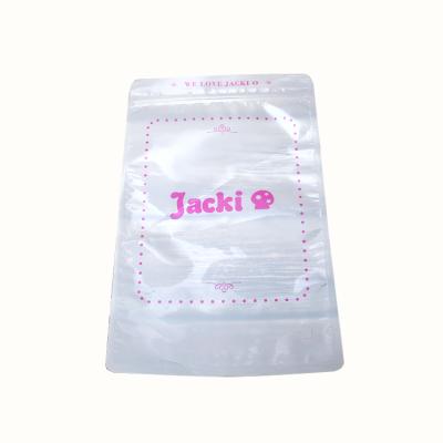 China Security Zip Lock Printing Resealable Plastic Underwear Cloth T-shirt Packaging Bag for sale