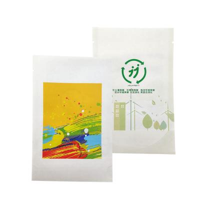 China Customized PLA Biodegradable Recyclable Resealable Biodegradable Eco Friendly Stand Up Kraft Paper Bags for sale