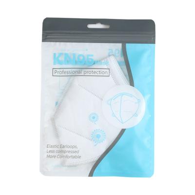 China Factory Recyclable Customize N95 Plastic Facial OPP PET N94 Own Logo 10Pcs 1Pcs 5 Pcs Facial Zipper Bags for sale