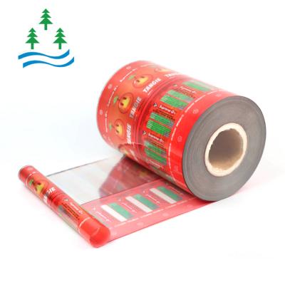 China Custom Security Printing Food Packaging Roll Film Plastic Molding Printing Composite Aluminum Foil Roll Film Packaging Bags for sale