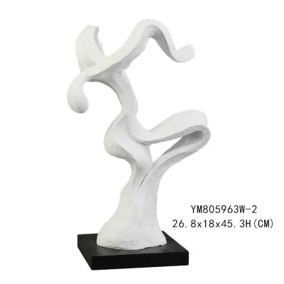 China 2022 Minimalist Indoor Abstract Light Home Decor Resin Eclectic Luxury Home Accessories for sale