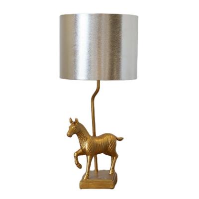 China Horse fashion design bedroom decor eclectic personalized animal table lamp for home for sale