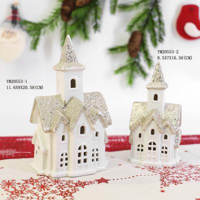 China Nordic Christmas Modern Porcelain Lighted Modern Bedroom Decor Ceramic Candle Burner for sale