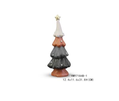 China Eclectic Luxury Home Decoration Christmas Tree Warmly Feeling Polyresin Statues for sale