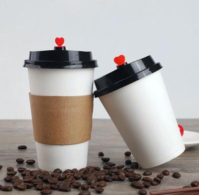 China Coffee. milk tea. The water. to drink. Jujce Disposable Paper Coffee Cup With Lid Disposable Milk Tea Cup Packaging Paper Cup for sale